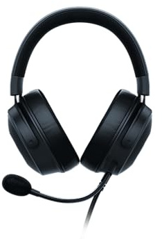 Razer Kaira X Headset für PlayStation 5, PC, Mac und Mobile Geräte: Triforce 50 mm Treiber, HyperClear Nierenmikrofon, Flowknit Memory Foam Ohrpolster, On-Headset-Steuerung, Weiß/Schwarz