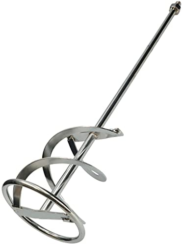 KOTARBAU® Miscelatore per malta a spirale, 140 mm, filettatura M14, per cemento, intonaco, colori, cestello di miscelazione, agitatore a chiocciola, agitatore per vernice, frusta per gesso