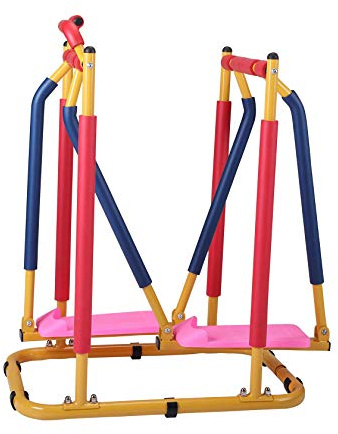 PDKJNID Kinder Air Trainer Lustige Fitnessgeräte Fitnessgeräte für Kinder,Elliptischer Gleiter Outdoor-Crossgerät, Weicher Schaumstoffgriff, Geeignet für Schulen, Gemeinden