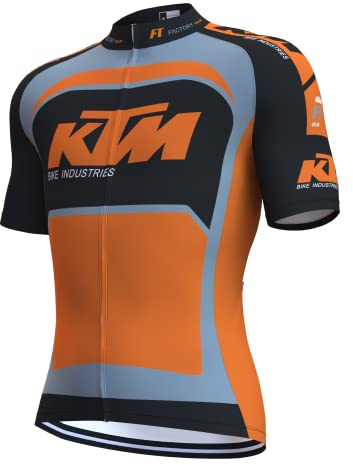 assocauicy Maillot Ciclismo Hombre con 3 Bolsillos - Jersey Térmico Transpirable para MTB Ruta - Ropa Deportiva Verano