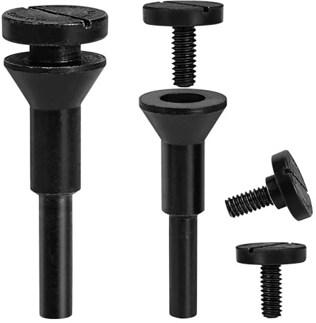 NuoDunco 2-pack Cut Off Wheel Mounting Mandrel Fits Die Grinder | for Die Grinder Rotary Tool, 6.35mm Shaft