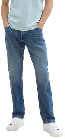 TOM TAILOR herrjeans, 10113 – Clean Mid Stone Blue Denim, 30W / 32L