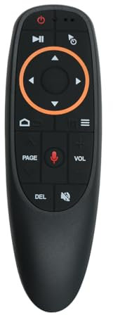 CENPEK Télécommande Air Mouse, télécommande sans Fil, Apprentissage Vocal et Infrarouge 2,4 GHz Smart TV PC Android TV Box Projecteur pour Ordinateur Portable Windows Android Mac OS