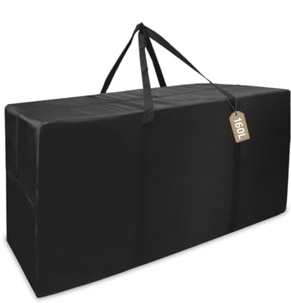 OARCO 160L Borse XXL per Traslochi e Viaggi, Robusta, Spessa e Impermeabile con Manici Rinforzati, per Piumoni, Trapunte, Coperte, Biancheria da Letto, 90 x 55 x 33 cm