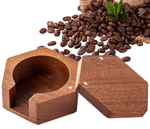 Kaffeefilterhalter - Holzfilteraufbewahrung, Espressofilterhalter | Kaffeefilter-Organizer aus mit Bauernhaus, rustikaler Bauernhaus-Kaffeefilter-Organizer mit magnetischem Deckel für Restaurant,