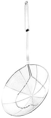 Amosfun Cuchara Ranurada Colador De Aceite Utensilio De Cocina Para Ollas Calientes