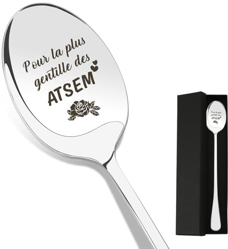Cadeau Atsem Maternelle Cuillere a Cafe Cadeau Atsem D'école Fin D'année Cadeau Maitresse D'école Fin D'année Cadeau Personnalisé Maitresse Merci Maitresse Cadeau Pour Aesh Institutrice Prof Creche