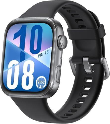 HUAWEI Reloj Inteligente Watch FIT 4, Pantalla de 1.8 Pulgadas, más de 100 Modos Deportivos, rastreador de Fitness y Salud, Asistente de Bienestar Emocional, duración de la batería de hasta 10 días