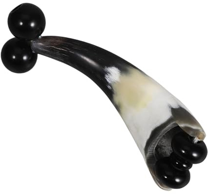 VALICLUD Ergonomisk Y-formad Oxhorn Massage Roller Med Dubbelhuvud För Nacke Och Rygg Portabel Massageverktyg För Avkoppling Och Muskelavslappning