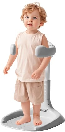 Soporte Para Baño De Bebés Bañera De Pie Ajustable Para Bebés | Equipo de Seguridad Plegable con Reposabrazos para Niños de 8 a 36 Meses Niños y Niñas