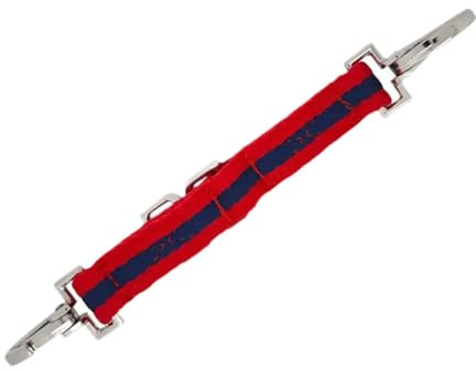 Qianly Lunging Strap for Horses, Premium Quality Lunge Line with Alloy Buckle Feature, red