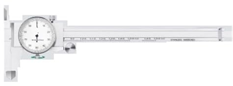 CVNIMV Calibradores con medidor Calibradores Vernier de dial analógico 5603-150 0-150mm
