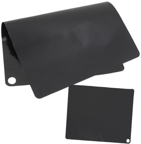 FUNNETOYU 2Pcs Heat Resistant Induction Cooktop Mat Non Slip Silicone Pads for Kitchen Countertop Protection Oil Wear Resistant Heat Mats to Prevent Scratches and Spills