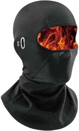 BacJueSin Sturmhaube Winter Balaclava Sturmmaske als Motorrad Sturmhaube für Fahrrad und Skifahren mit Brillenaussparung Winddicht Warm Atmungsaktiv SkiMaske für Herren und Damen