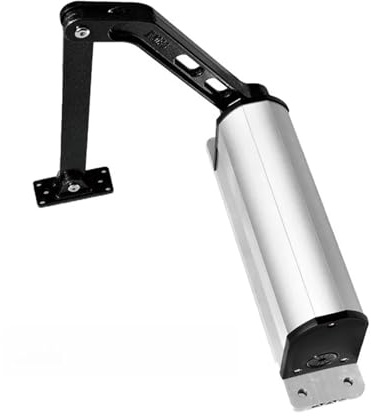 Seitlich montierter elektrischer Türöffner for den Außenbereich, regensicher, automatischer Kurbelarm, intelligente Fernbedienung(Silver)