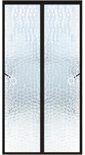 Fopytu Magnetischer, Wärmeisolierter Türvorhang, wasserdichte Türabdeckung, Isolierender Türvorhang, Selbstschließender Türschutz
