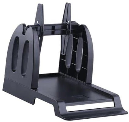 LIXSAZSE Porta etichette termiche, cestino resistente, compatto, staccabile, porta rotolo etichette per spedizione, accessori per magazzini e supermercati, termico per rotoli e a modulo continuo