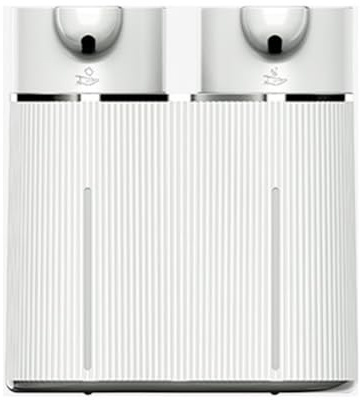 Ounfhtrttk Double-Head Automatic Foam+Liquid Soap Dispenser Wall-Mounted USB Rechargeable Disinfectant Distributor Infrared Sensor