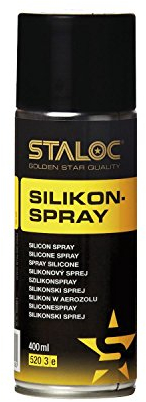 STALOC Spray silicone de qualité supérieure - Lubrifiant, lubrifiant et démoulage hautement concentré - 400 ml