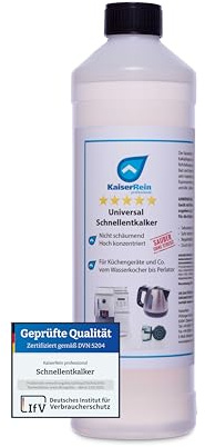 KaiserRein I Universal Schnellentkalker I 1000 ml I Entfernt Kalk Ihrer Haushaltsgeräte in Sekundenschnelle