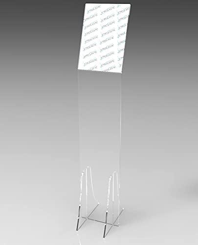 Astroplastic Leggio da Terra in plexiglass A4 per Listini, Foto, depliant, locandine, avvisi espositore pubblicitario (A4 Singolo)