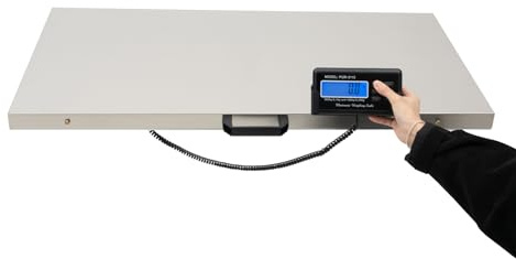 Veterinärwaage Große Haustierwaage Tierwaage für Hunde Hundewaage Gepäckwaage 100g 300kg Plattformwaage 103 * 53cm