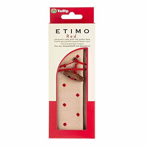 Estuche para ganchillos Tulip con diseño de puntos - 1 unidad