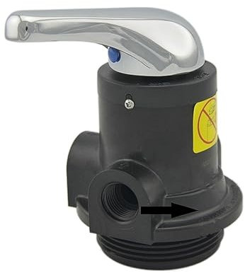 SSIMOO Manual Backwash Valve for Water Filter DN15 1/2 Rinse and Backwash Sand Filter Multi-Port Control Valve Max Flow Rate 2 Ton/h Kindly