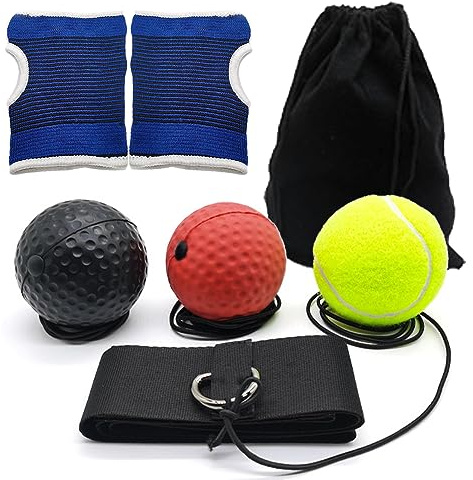 Sertay Reflex Boxen Ball, Sinzau Reflexball, Boxing Training Ball, Boxing Reflex Ball Challenger BRG, Boxing Reflex Ball Herausforderer, für Erwachsene, Jugendliche und Kinder und Sogar Boxtrainer