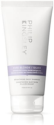 Philip Kingsley | Shampoo schiarente biondo puro/viola argento | Shampoo Correttore del Colore per Capelli Biondi, Argento, Grigi Decolorati Platino, Ottone | 170ml