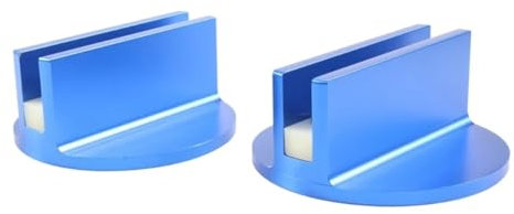 ATUMY Getriebeheber Bodenschlitz-Wagenheber, Gummipolster, Rahmenschutz, Adapter, Hebewerkzeug, Quetschschweißung, seitliche Hebescheibe hebebühne Auto(2 Pack)