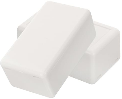 BAZEITFLOW 2pcs Electronic Junction Box Plastic Electrical Enclosure for Outdoor Use Waterproof Enclosure Insulating Sleeve for Electronics Projects