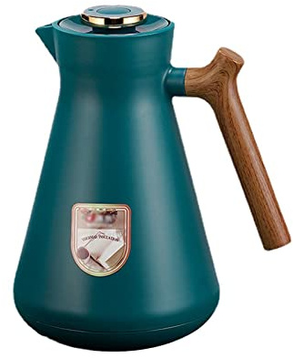 Pichet Isotherme Thermos Sous Vide Isolé, Carafe À Café Thermique, Café Au Thé Chaud Et Froid Avec Un Simple Bouton-poussoir De Sécurité, Pour La Maison, Bureau, Hôtel (Vert,1.45L)