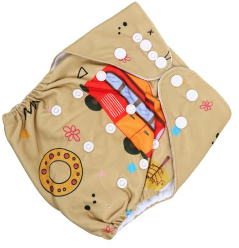 TOYANDONA Pannolini Lavabili Per Ragazzo Ragazza Ragazza Traspiranti e Resistenti Per Uso Quotidiano e Impermeabili Per Protezione Adatti Ragazzo Mesi