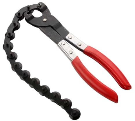 Cortatubos De Escape Alicates de cadena con mango metálico ergonómico | Corte de tubo de escape de cobre para coche Para cobre, aluminio, acero, coche, camión, SUV, vehículo y