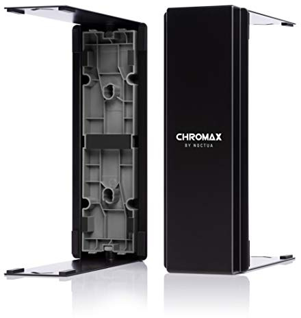 Noctua NA-HC6 chromax.black, Cubierta Estética para Disipador | Apta para Disipadores de CPU de Serie NH-U14S, Aluminio Lacado, Fácil Instalación sin Herramientas