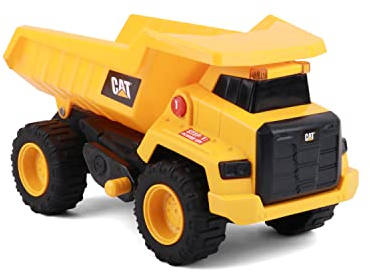 CAT Construction Toys, Power Haulers Dump Truck, Realistic Lights and Sounds, Motion Drive Technology, Working Features, & Realistic Construction Experience, Yellow