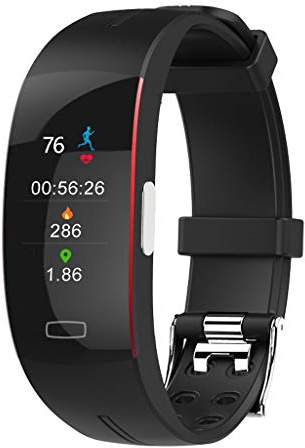 ECG + PPG Rastreadores de Fitness, rastreadores de Actividad Ejercicio Reloj con Ritmo cardíaco Monitor de sueño, Banda Inteligente Contador de calorías, Contador de Pasos for Hombres Mujeres
