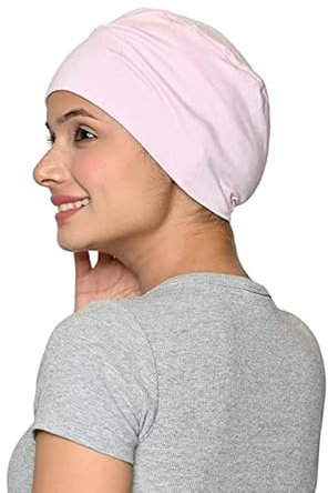 SAKUCHI Chemo-Hüte, solide Schlafmütze für Damen, weiche Bambus-Kopfbedeckung, Krebs-Mütze, Chemo-Kopfbedeckung für Damen