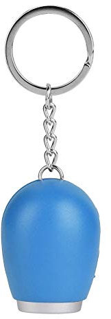 Jwthee Horloge de Projection pour Plafond de Chambre à Coucher, réveil avec projecteur, Mini réveil, Porte-clés, Petite Horloge de Chevet sans Alarme, Horloge de Projection Portable, (Bleu)