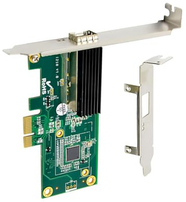 LLHCF EP9660 PCIEx1 Gigabit Glasfaser-Netzwerkkarte WGI210AS Einzelanschluss und mit Halterung für Industrie