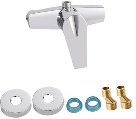 DOITOOL Grifo De Ducha Empotrado Mezclador Agua Fría y Caliente Duradero y Elegante Para Baño Hogar y Hotel Fácil y Potente Flujo