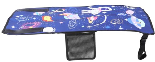 MERRYHAPY Toddler Airplane Bed Sitzverlängerung Für Junge Mädchen Tragbarer Fußstütze Für Flugreisen Komfortabler Schlafplatz Im Flugzeug Für Familienreisen Sternenblau