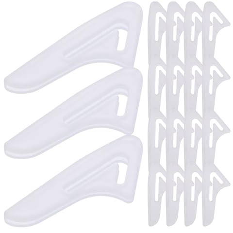 MUCKLILY Protector de Punta de Cuchillo Transparente 100 Unidades, Funda de Plástico Resistente a Arañazos para Cuchillas Grandes, Cubierta Ligera para Almacenamiento Seguro en Cocina