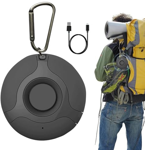 Repelente Portátil Ultrasónico Antimosquitos, Repelente Antiparasitario Exterior/Interior Contra Los Insectos, Dispositivo Electrónico Antipulgas Antimosquitos USB de Carga Repelente de Insectos