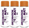 Fahrzeugteile Hoffmann 3er Sparpack DC Lackspray matt 400ml nach RAL freie Farbauswahl (3 Dosen in orange MATT RAL 2004)