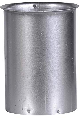 FIREFIX R100/WD R100/WD-Forro de Pared para Tubo de Estufa de pellets de 1,2 mm de Grosor de 100 mm de diámetro, Doble, 1