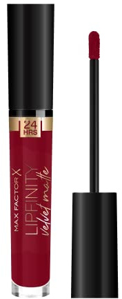 Max Factor Lipfinity Velvet Matte Lipstick, Red Allure - 3.5 ml
