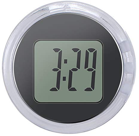 YUNYODA Universal Motorrad Uhr, Wasserdicht Motorraduhr, Motorradlenker Uhr | Universal Wasserdicht Motorraduhr, Motorradlenker Uhr Digital Uhr Stick-On für Fahrrad/Motorrad/SUV Verschiedene Modelle