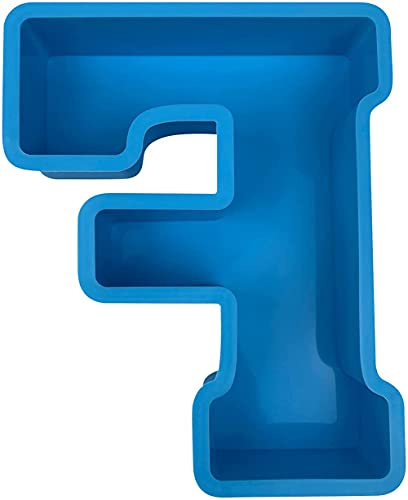 Stampo in resina epossidica con grande alfabeto - Stampo in silicone con lettera inglese, Stampi per colata di lettere in alfabeto 3D Stampo per decorazione dalla A alla Z per la festa di compleanno